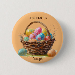 Wicker Wonderland Easter Egg Hunt Tote Bag 6 Cm Round Badge