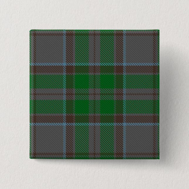 Wicklow County Irish Tartan 15 Cm Square Badge (Front)