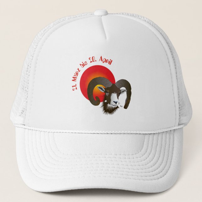 Widder - Sternzeichen Cap (Front)