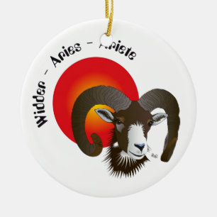 Widder - Sternzeichen Ornament