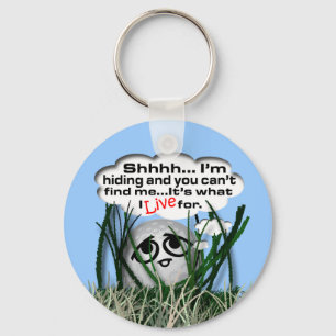 Widdle Ball in the Rough Key Ring