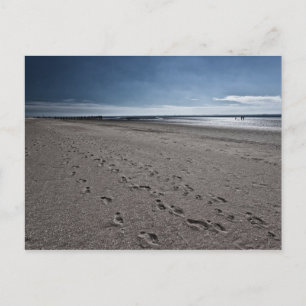 Wide beach at the North Sea Postcard