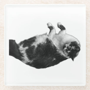 Wide‑Eyes Cat Flip Coaster