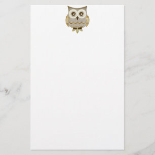 Wide Eyes Owl Stationery