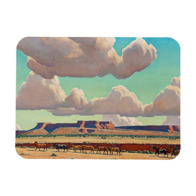 Wide Lands of the Navajo by Maynard Dixon  Magnet (Horizontal)