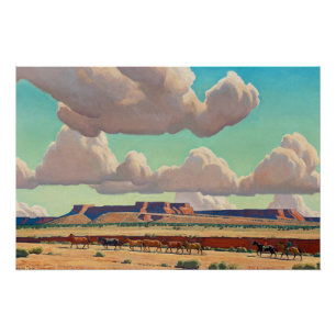 Wide Lands of the Navajo by Maynard Dixon Poster