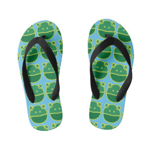 Wide mouthed frogs kid's jandals