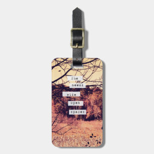 Wide Open Spaces II Luggage Tag