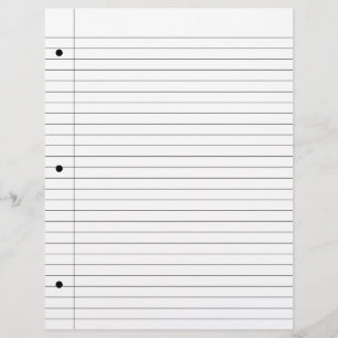Wide Ruled for stationery by Leslie Peppers Flyer