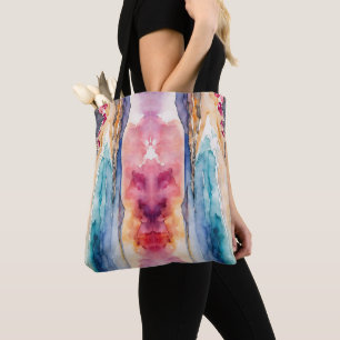 Wide Seascape Mediterranean Purple Serenity Tote Bag
