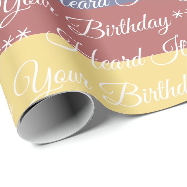 Wide Stripe Design Wrapping Paper (Roll Corner)