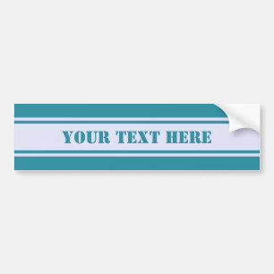 Wide Stripes custom bumpersticker Bumper Sticker