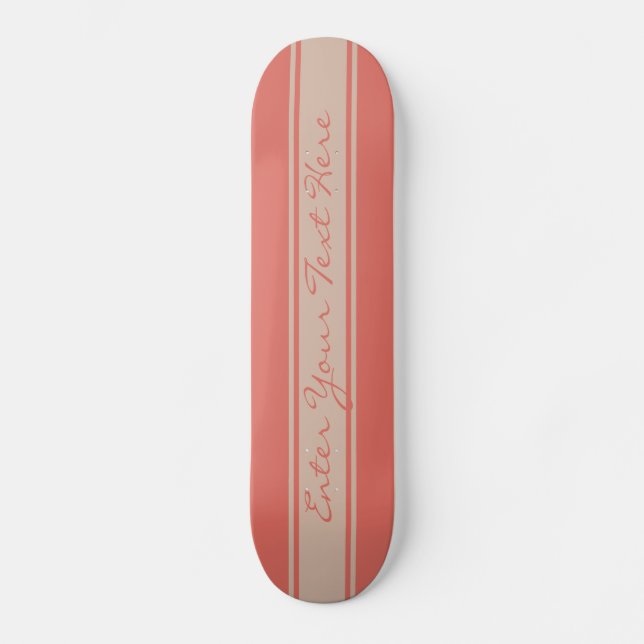 Wide Stripes custom skateboard (Front)