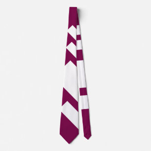 Wide Stripes Diagonal Plum Tie