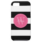 Wide Stripes Pattern Monogram