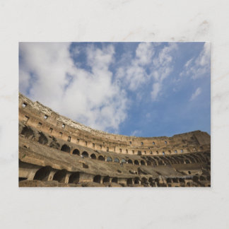 wide view of the interior of the Colosseum Postcard