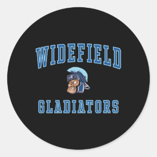 Widefield High School Gladiators C1 Classic Round Sticker