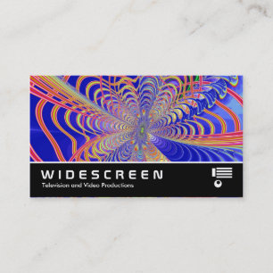 Widescreen 0420 - Fractal Abstract 061012d Business Card