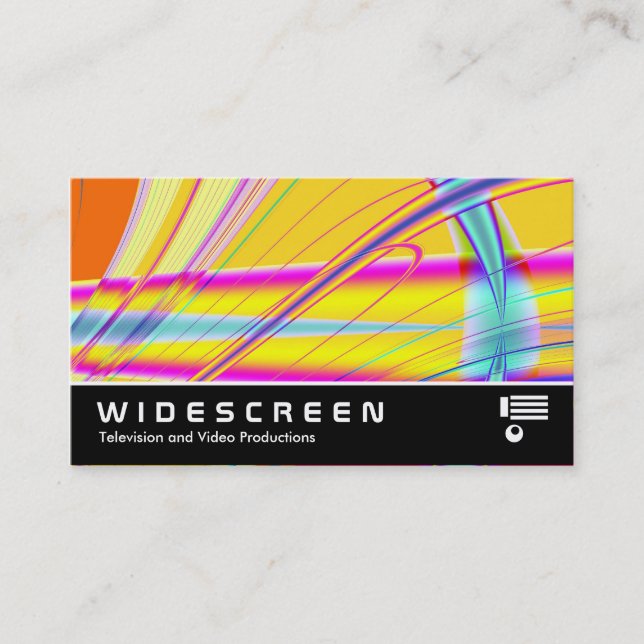 Widescreen 0421 - Fractal Abstract 061012e Business Card (Front)