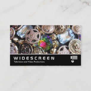 Widescreen 0443 - Bling Buttons Business Card