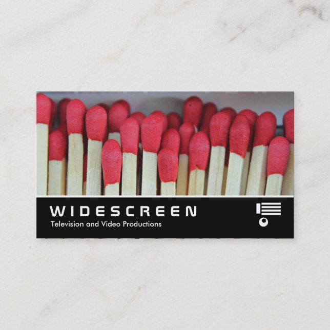 Widescreen 0488 - Matches Business Card (Front)