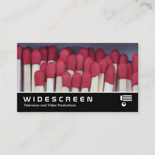 Widescreen 0489 - Matches 02 Business Card (Front)