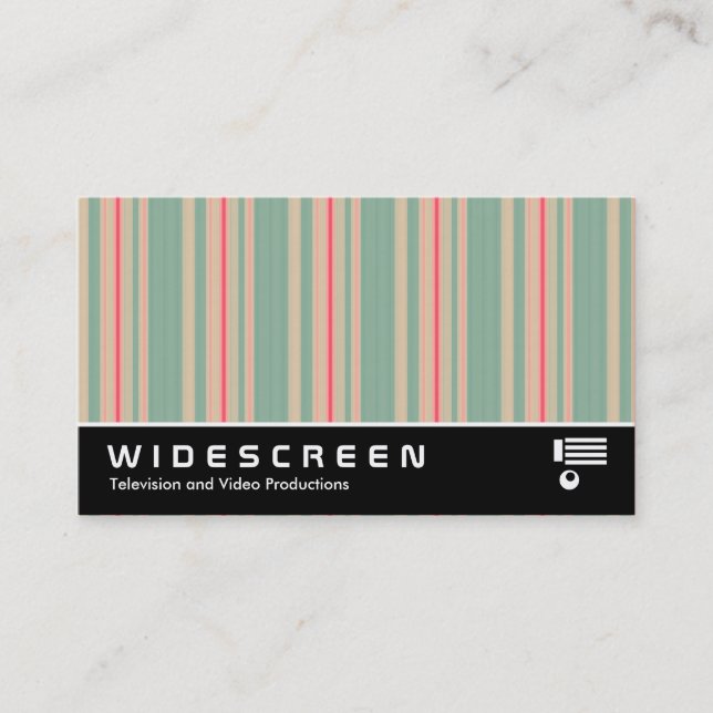 Widescreen 0502 - Stripes 310515 (07) Business Card (Front)