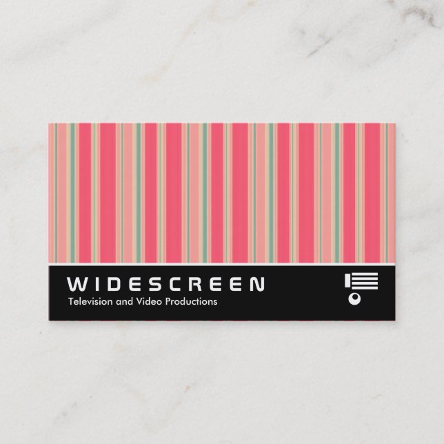 Widescreen 0503 - Stripes 310515 (08) Business Card (Front)