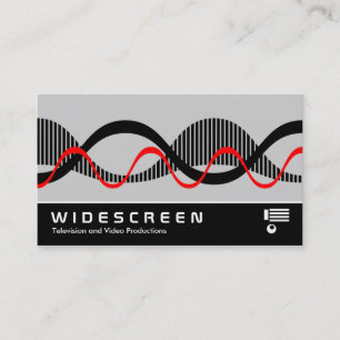 Widescreen 0526 - Sound Waves Business Card