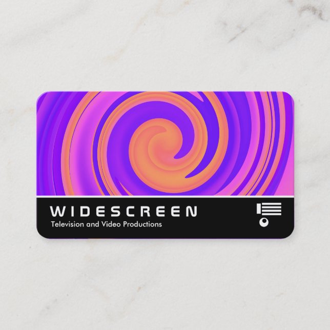 Widescreen 0532 - Abstract Swirl 250816 - 01c Business Card (Front)