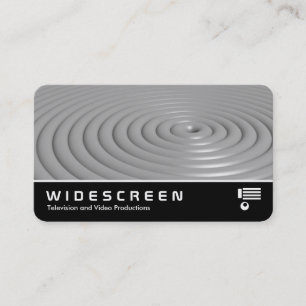 Widescreen 0546 - Rings - Grey Business Card