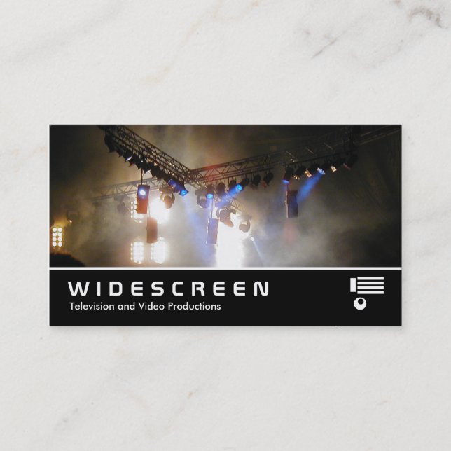 Widescreen 117 Lighting Array Business Card (Front)
