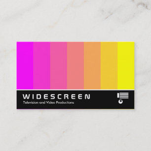 Widescreen 159 - Colour Blend - Magenta to Yellow Business Card