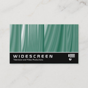 Widescreen 212 - Abstract Glass Cascade Business Card