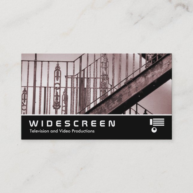 Widescreen 213 - Victorian Fire Escape Business Card (Front)