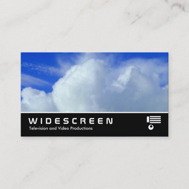 Widescreen 230 - Clouds Business Card (Front)