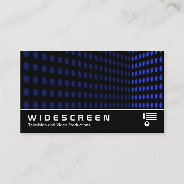 Widescreen 250 - Tone Corner - Blue Business Card (Front)