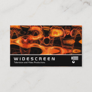 Widescreen 268 - Abstract Flame Business Card