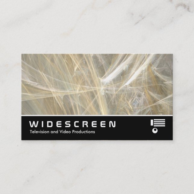 Widescreen 271 - Abstract Flame 04 Business Card (Front)