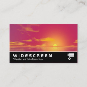 Widescreen 274 - Sunrise Sunset v2 Business Card