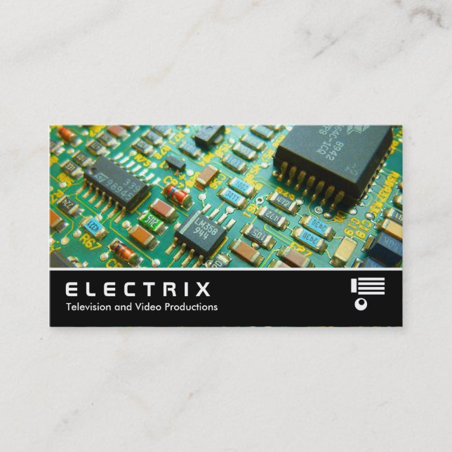 Widescreen 316 - Electronics v2 Business Card (Front)
