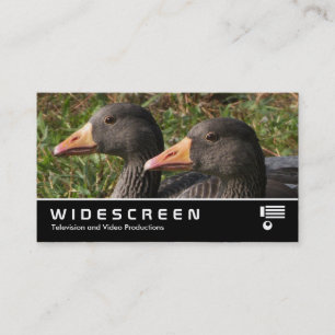 Widescreen 354 - Greylag Geese Business Card