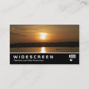 Widescreen 360 - Sunset over Cardiff Bay Business Card