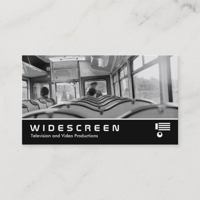 Widescreen 361 - Bus Interior (1970s) Business Card (Front)