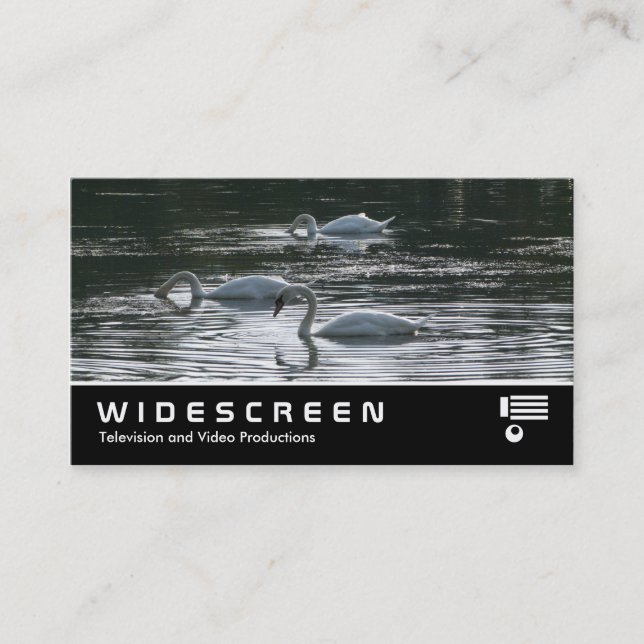 Widescreen 363 - Swans Business Card (Front)