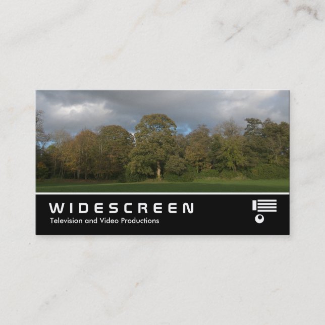 Widescreen 370 - Park Landscape Business Card (Front)