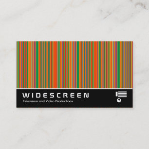 Widescreen 381 - Colourful Stripes 01 Business Card