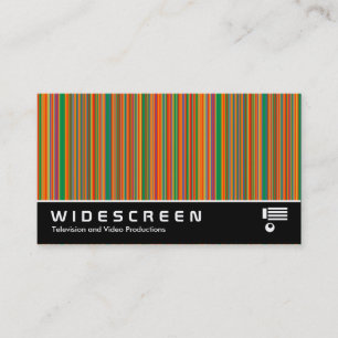 Widescreen 382 - Colourful Stripes 02 Business Card