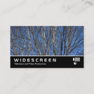 Widescreen 389 - Silver Birch Branches Business Card