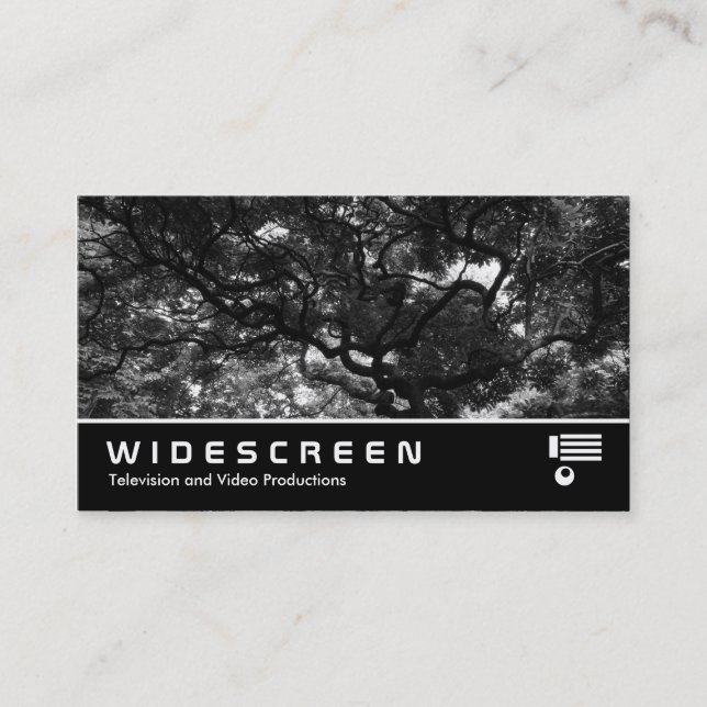 Widescreen 410 - Amongst the Magnolia Trees Business Card (Front)